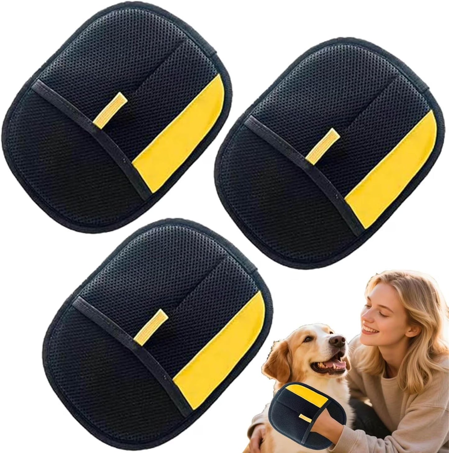 Yomipet Reusable Double Sided Electrostatic Pet Hair Remover Glove