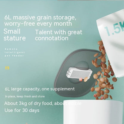 FurEverFindings™ WiFi Pet Feeder – Feed Anytime, Anywhere