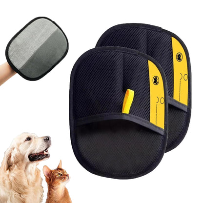 2025 New Pet Hair Remover Glove, Reusable Electrostatic Pet Hair Removal Gloves, for Couch, Furniture, Carpet, Car Seat, Upgraded Animal Fur Removal Tool(2Pcs)