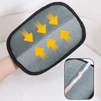 Pet Hair Removal Tool Set Reusable Static Removal Gloves, Double-Sided Grooming Gloves for Pets Removes Pet Fur Hair for Carpets