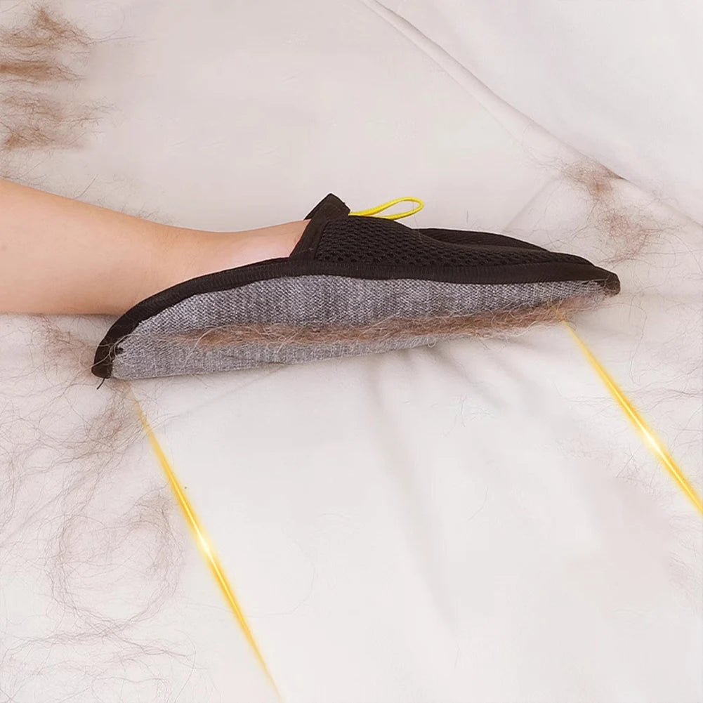 Pet Hair Remover Mitt Hair Remover Brush Pet Hair Remover Gloves for Dog Cat Rabbit with Long/Short/Curly Hair